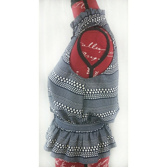 Alice Ritter Brooklyn sleeveless Peplum top sz XSm - Picture 4 of 8